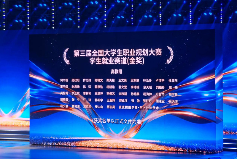 我院学子在第三届全国大学生职业...